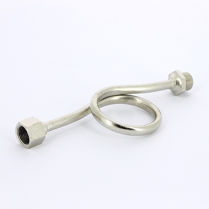 Трубка демпферная для манометра, с накидной гайкой EMMETI 3/8" 00512010