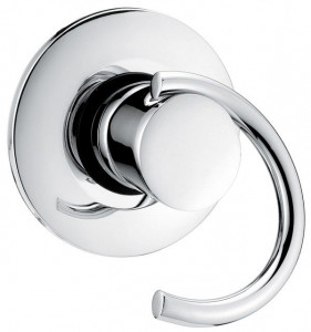 6609CR Внутристенный смеситель Twist, цвет хром