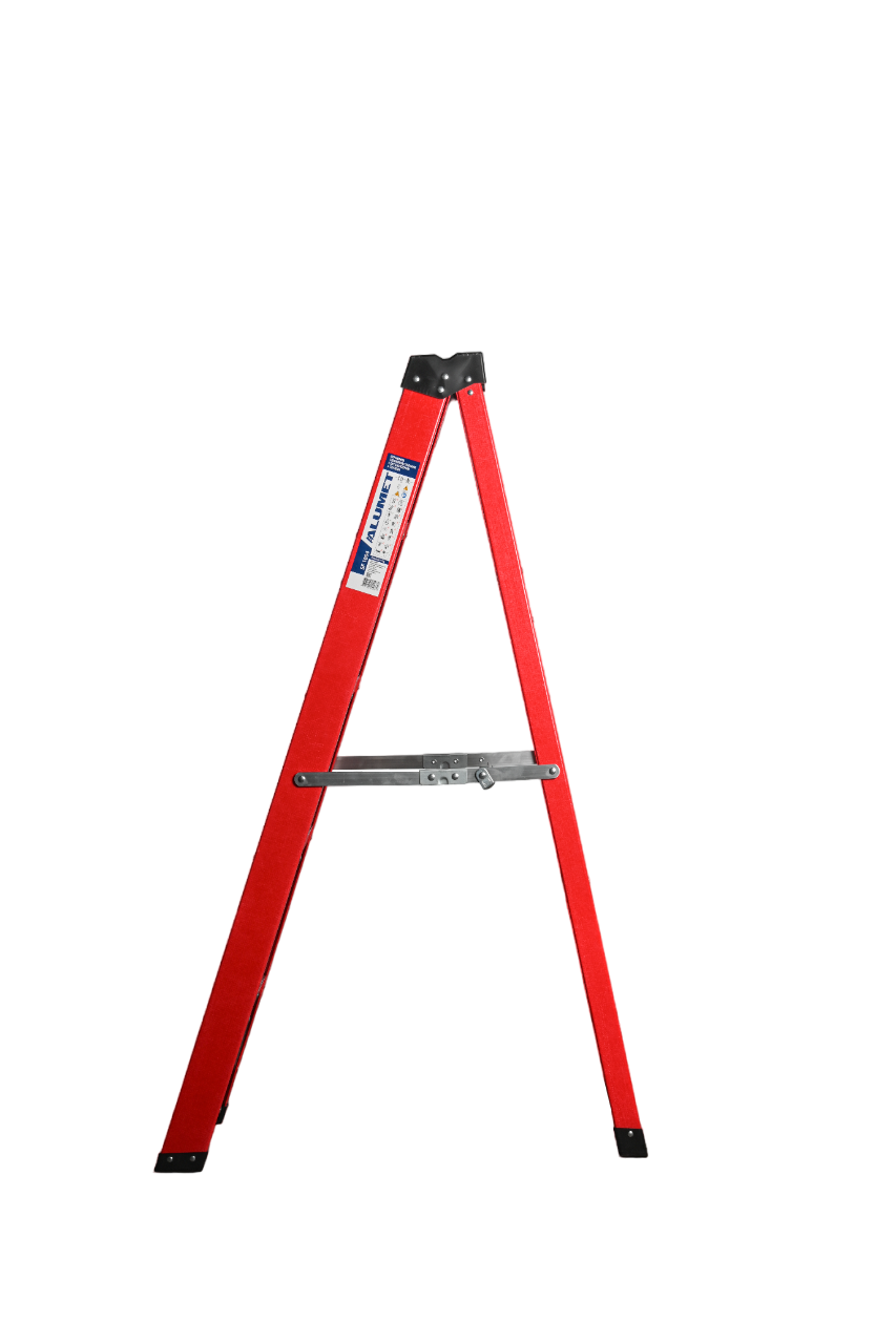 Стремянка SF 1004 стеклопластиковая 4 ступени, Alumet, с органайзером  - Вид №1