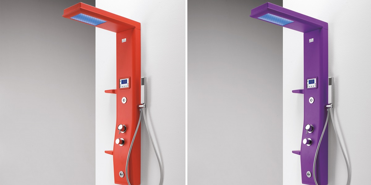 Душевая колонна Etoile Antracite 160 см базовая 4ETA5N0A Gruppo Geromin - Вид №2