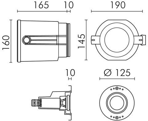 SIMES Иммерсионный светильник со светодиодной системой RGB для фонтанов Pool sun-id-1481447 - Вид №6