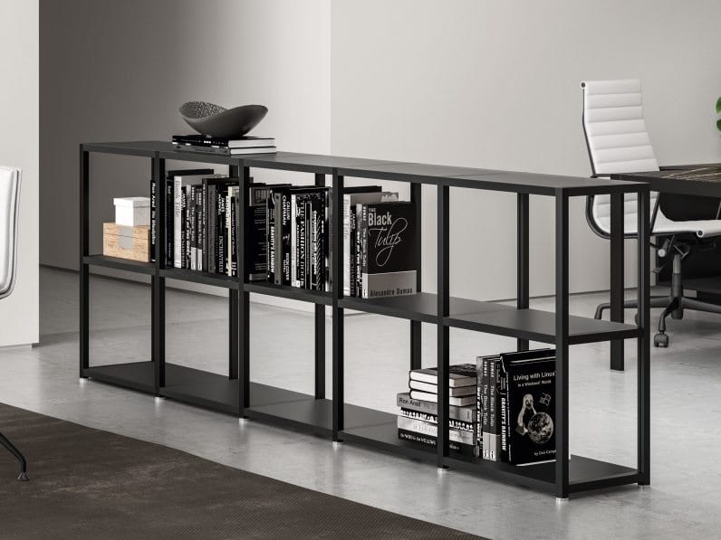 Алюминиевый низкий самонесущий офисный книжный шкаф About Office шумиха ARCH-00033918