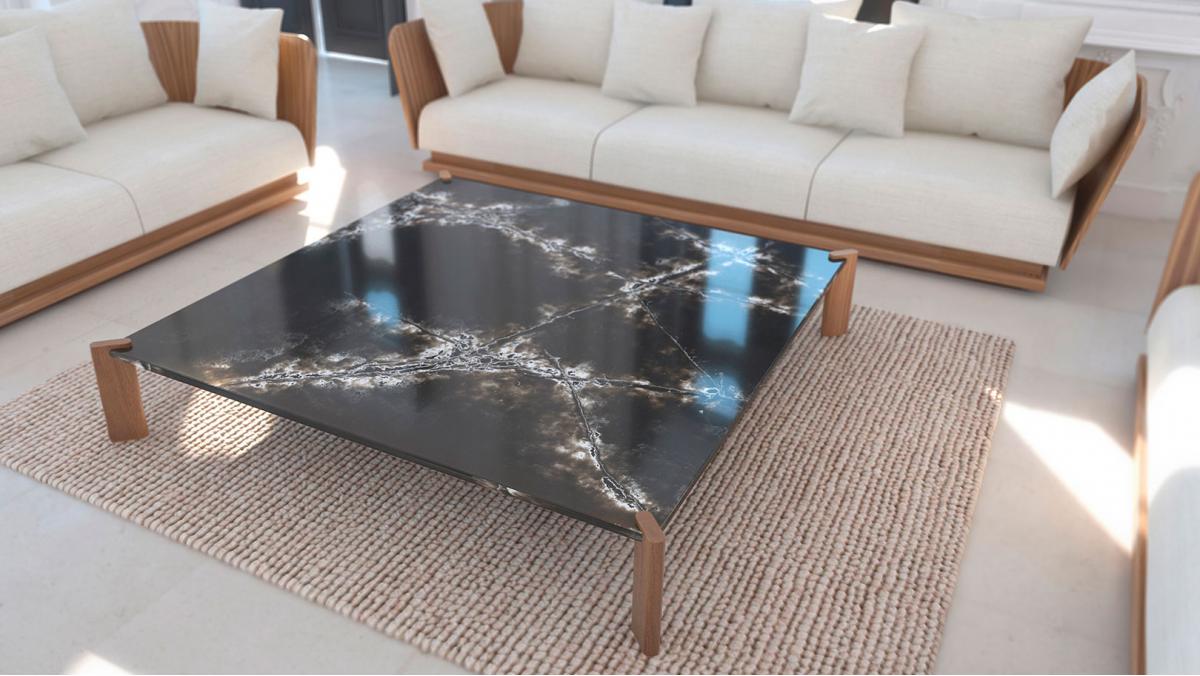 075674 Низкий стол Punt Mobles Bay Santreyd