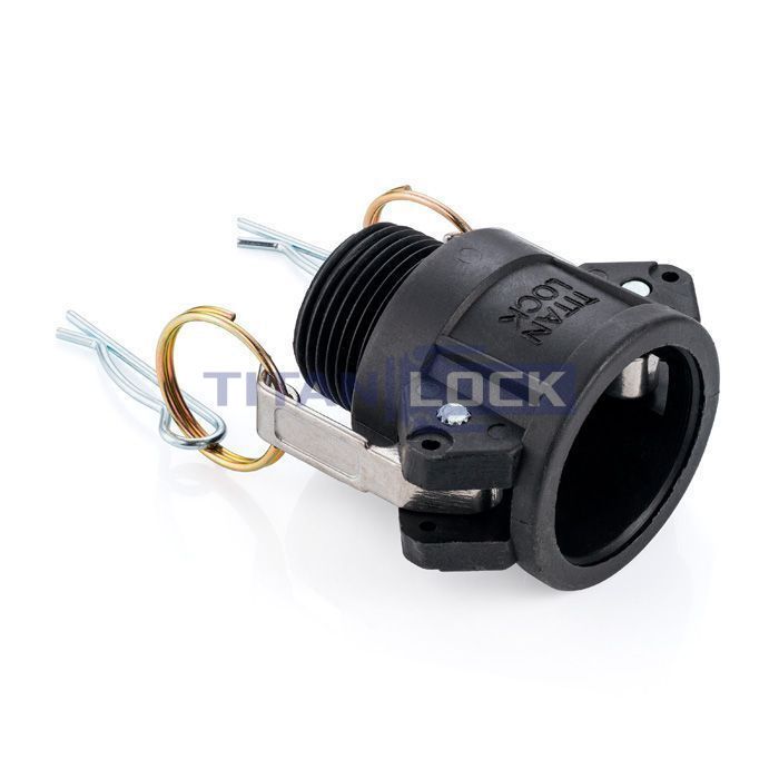 Камлок полипропиленовый тип B розетка, наруж. резьба BSP 3/4", TL75BPP TITAN LOCK  - Вид №4