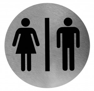 PS0001CS Знак туалета унисекс mediclinics