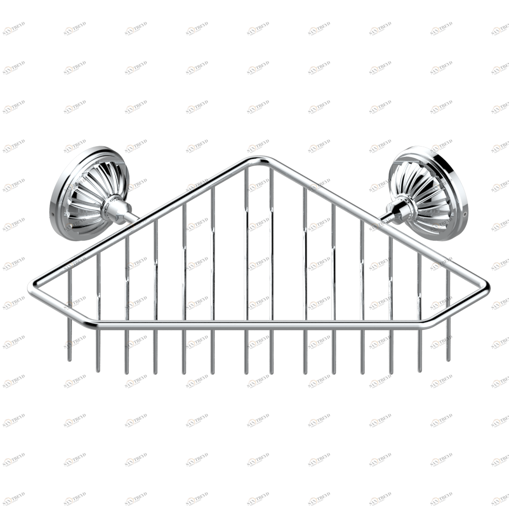 U1A-3623 Мыльница-сетка большая угловая с фланцами 200 x 200 мм Thg-paris Mandarine Хром U1A-3623 CAT.A