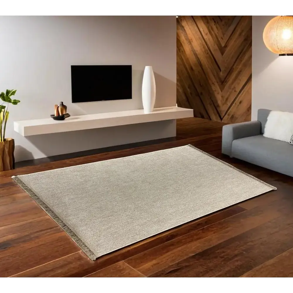 Ковер OZKAPLAN KARPET Vegas бежевый 80x150 см с петлевым ворсом 89374969 STLM-1445390