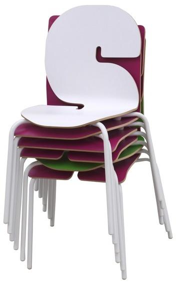 TABISSO Штабелируемый стул из Formica © Typographia kids sun-id-1354072 - Вид №1