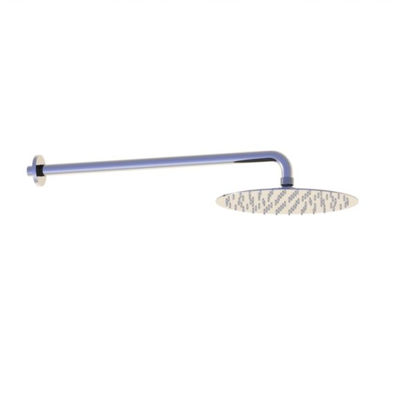 40.536 Настенная душевая лейка очень плоская из нержавеющей стали HORUS Range Nouvelle vague 