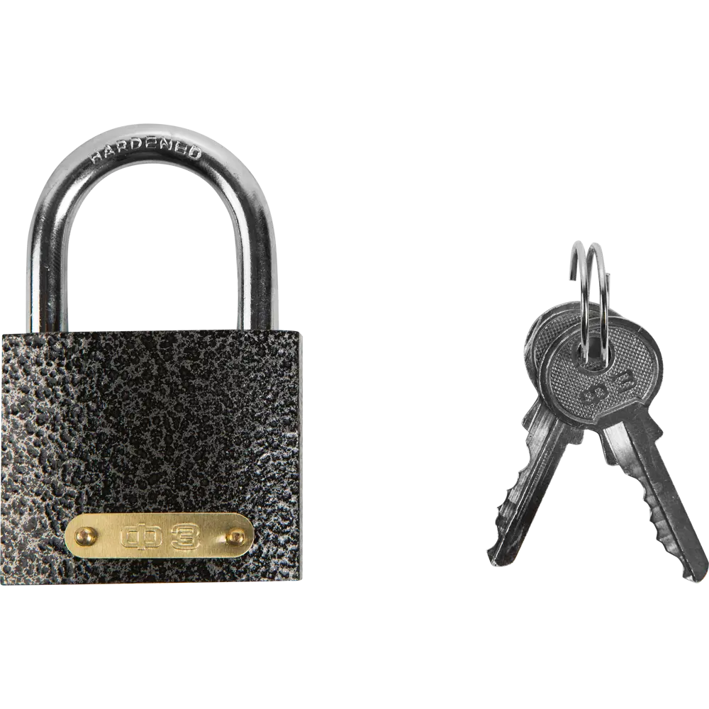 Набор навесных замков 303F-50 3P6K 50x41 мм, чугун Santreyd STLM-2165017 - Вид №3