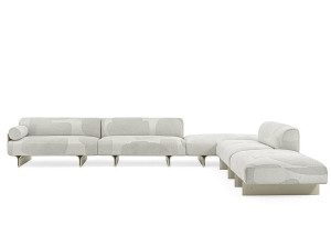 Модульный тканевый диван