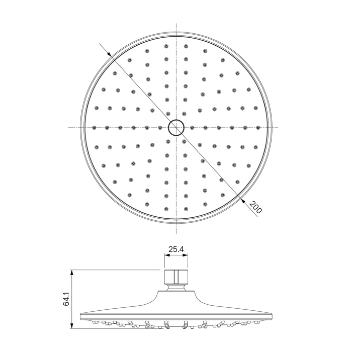 ROSSB1FM06 Смеситель с вер*ним душем Milardo Rosco  - Вид №6