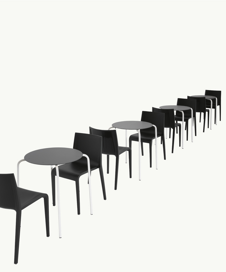 NX 519 Стол со стальным каркасом; штабелируемые. Et al. NX - Вид №4