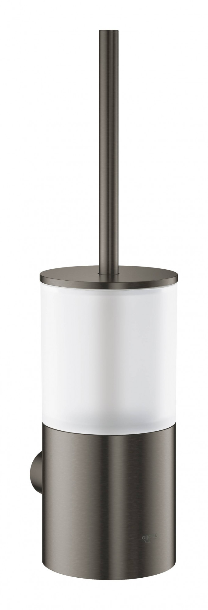 Комплект с туалетным ершиком GROHE Atrio New, темный графит матовый (40314AL3)