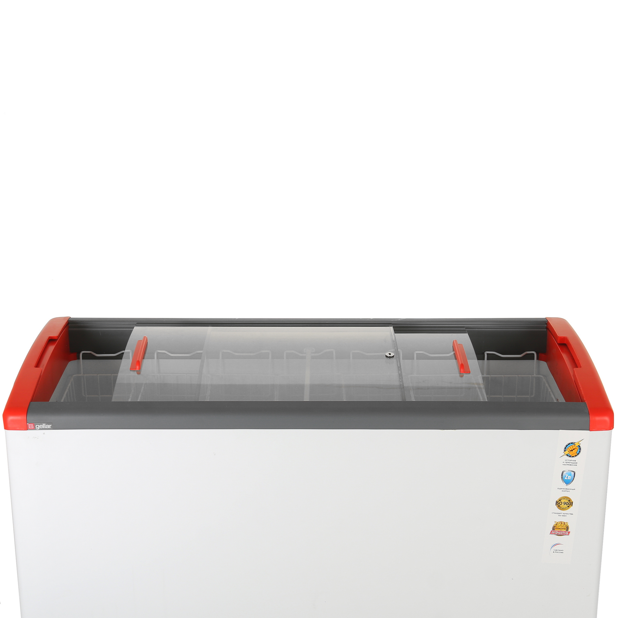 1229616 Морозильный ларь Frostor Gellar FG 675 E белый, красный STDN-0099419 - Вид №4