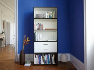 Bosse Модульный офисный книжный шкаф из металла Black edition