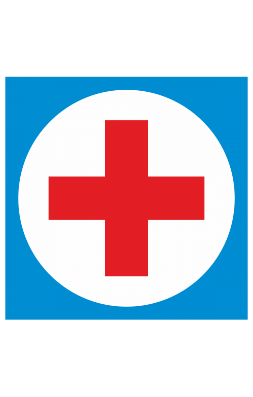 68774 Знак "Врач"  Знаки для автомобиля размер 140 х 140 мм Спецодежда 