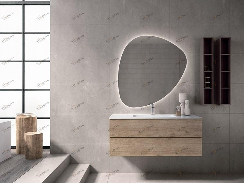 BMT Тумба под умывальник из дерева с зеркалом Blues 2.0 sun-id-1374126