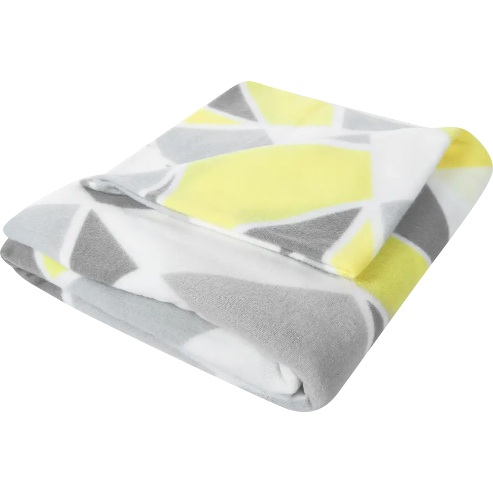 Плед Mirror 130x170 см флис цвет серо-желтый Ardenza Капсульная STLM-2063715 - Вид №2