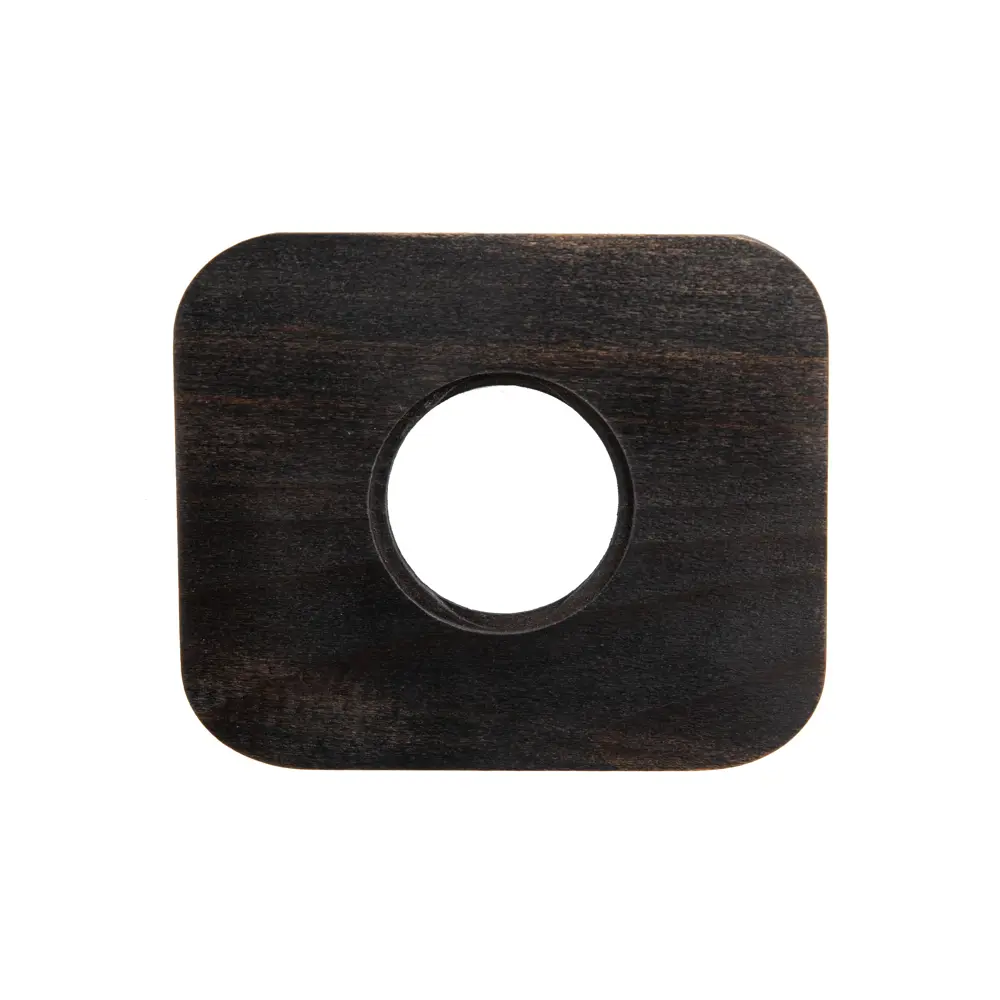 Рамка для розеток и выключателей Electraline Верди 1 пост цвет черный BF-17 STLM-2168789