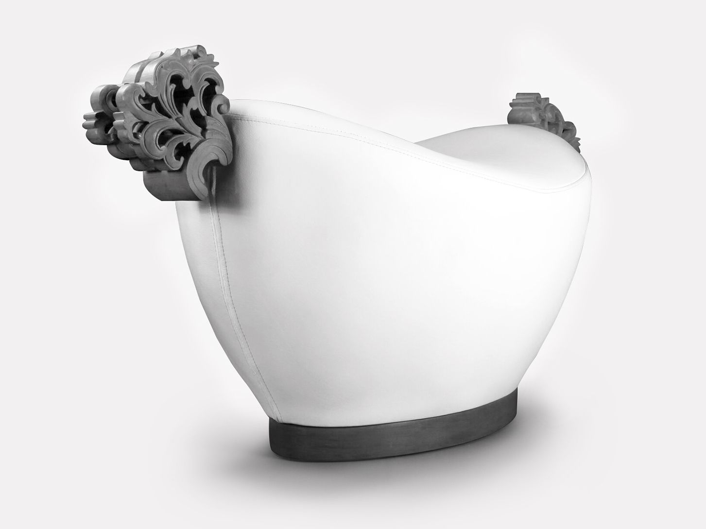 Пуф в нубуке MORADA THRONE ROYAL ARCH-00113054 - Вид №1