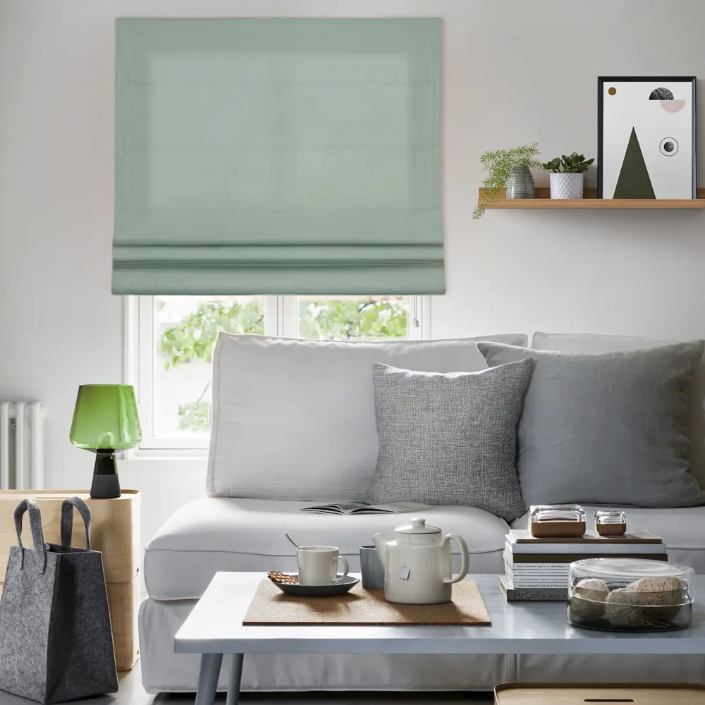 Римская штора Эскар Helena 140x190 см мятная STLM-2158704 - Вид №4