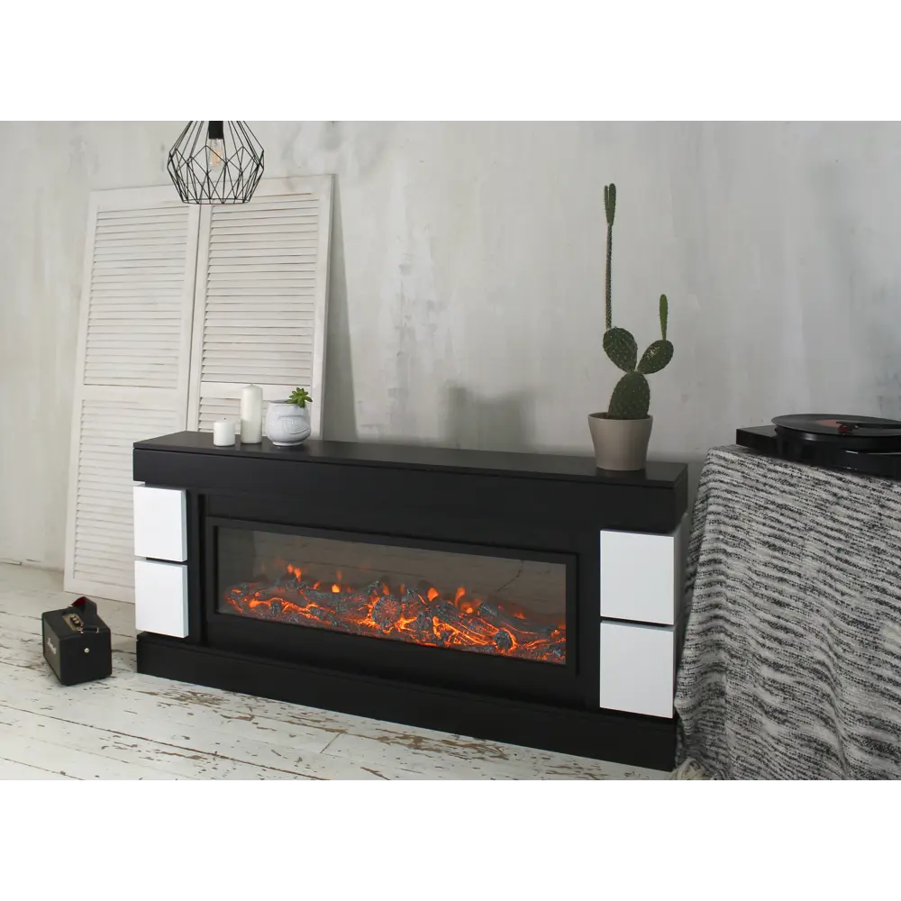 Обрамление Denver R 42 под очаг Saphir 42 черный REALFLAME STLM-2098937 - Вид №4