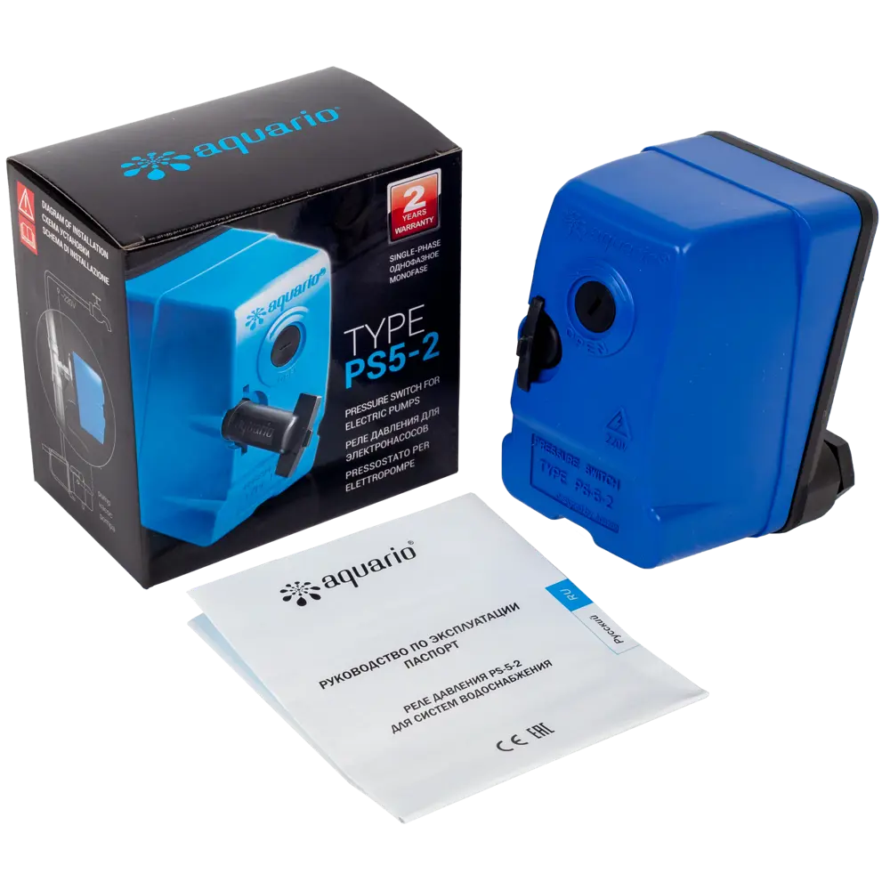 Реле давления Santreyd Aquario PS-5-2 для автоматизации насосных систем 89360644 STLM-0962273 - Вид №4