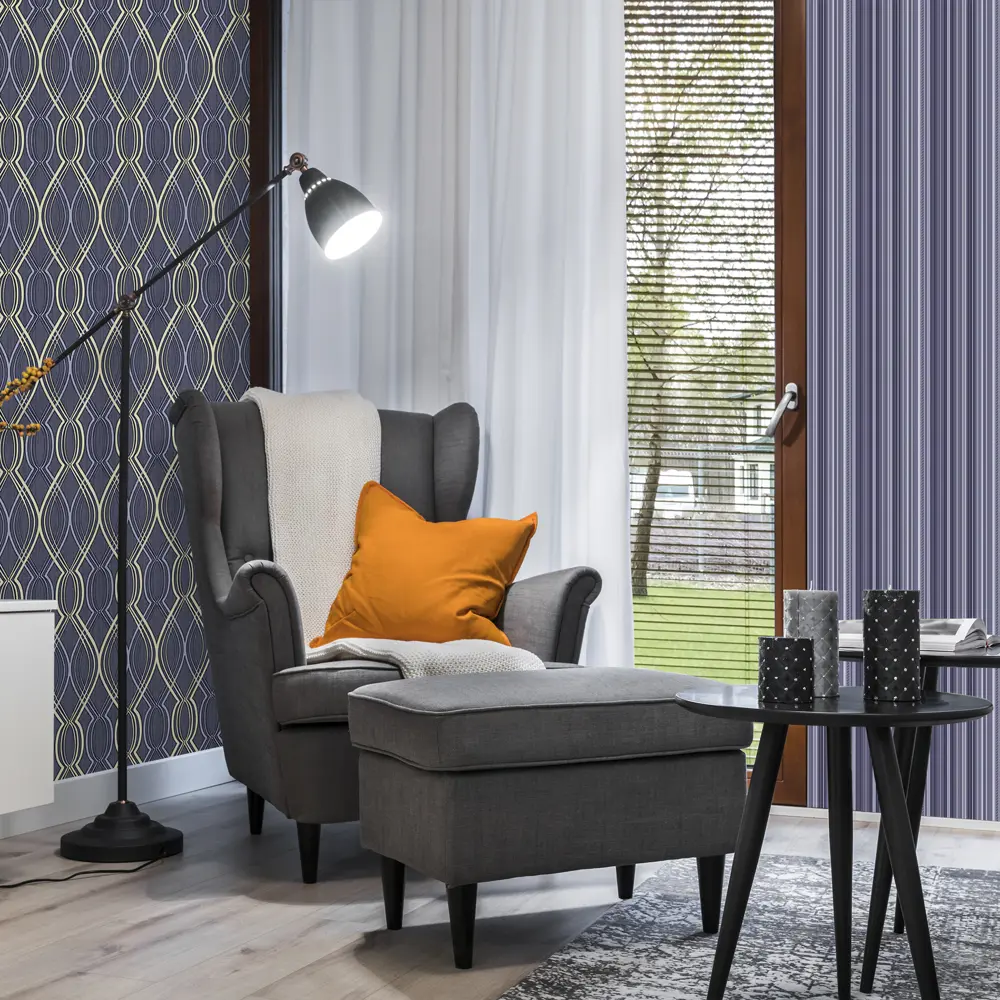 Обои «Infinity» ED1151-20, флизелиновые, цвет синий, 1.06х10 м 82142261 STLM-2189853 EURO DECOR - Вид №3
