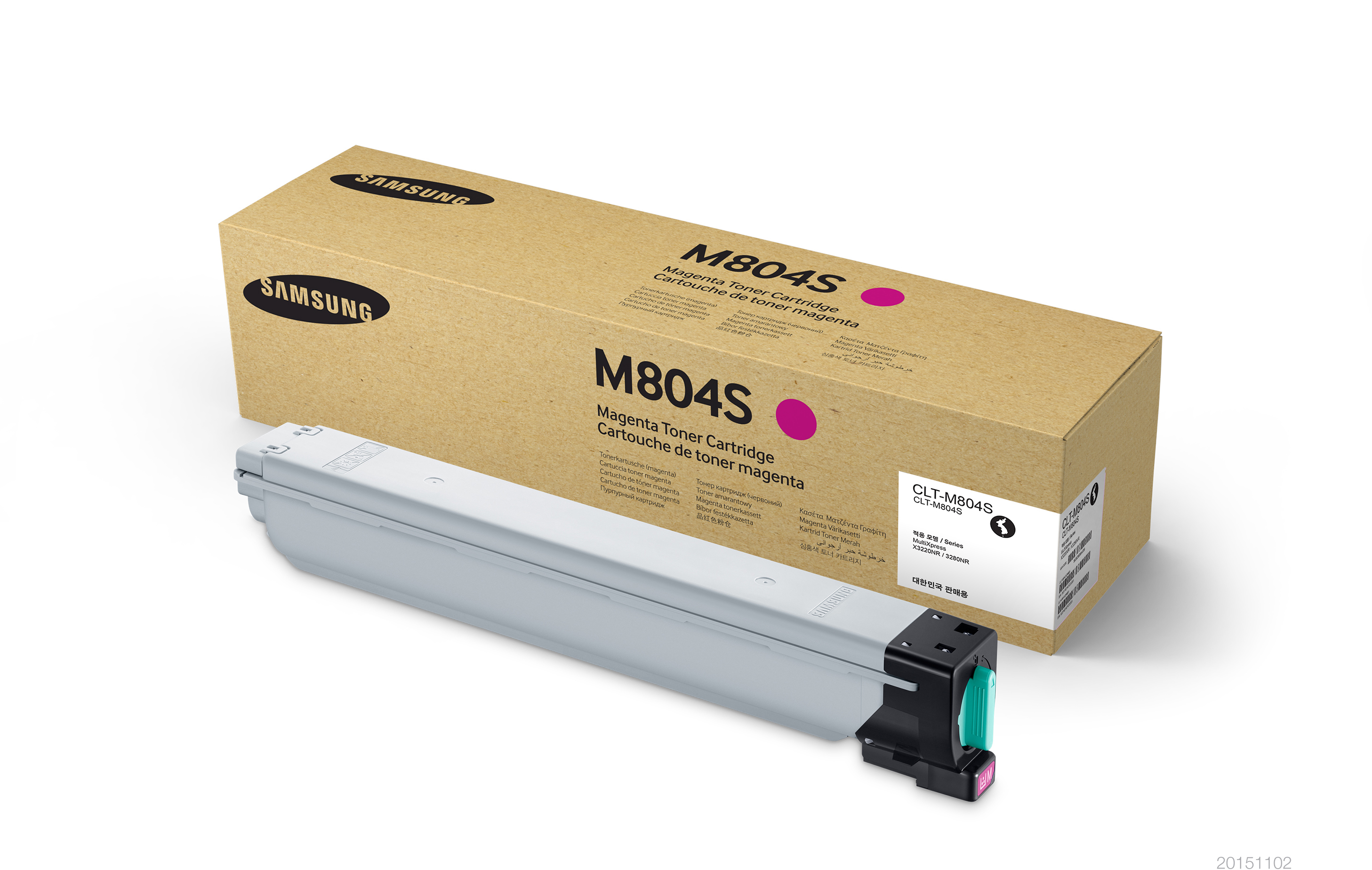 SS629A Samsung clt-m804s magenta toner cartridge HP Santreyd  - Вид №2