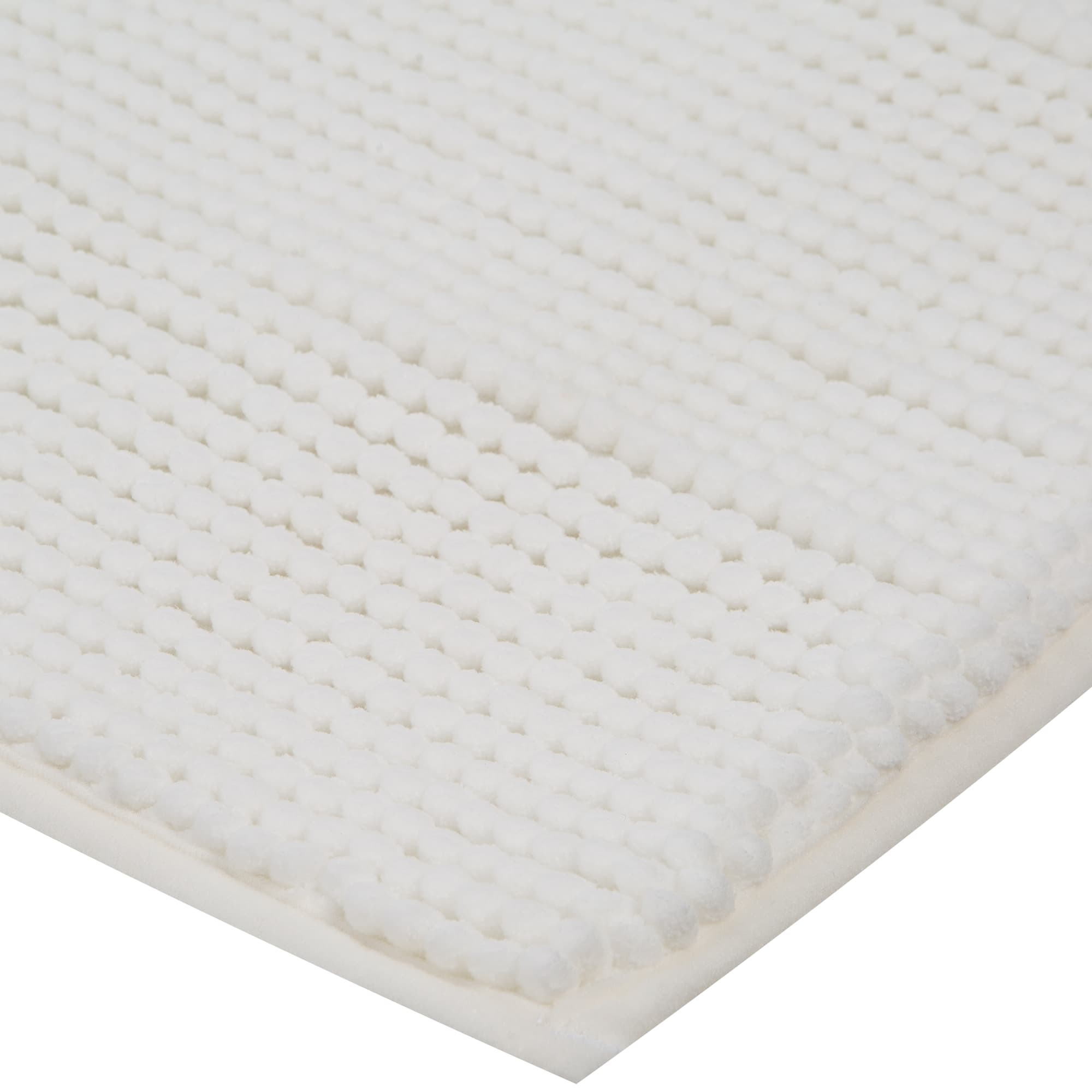 82490634 Коврик для ванной комнаты 45x70 см цвет белый Merci Santreyd - Вид №1