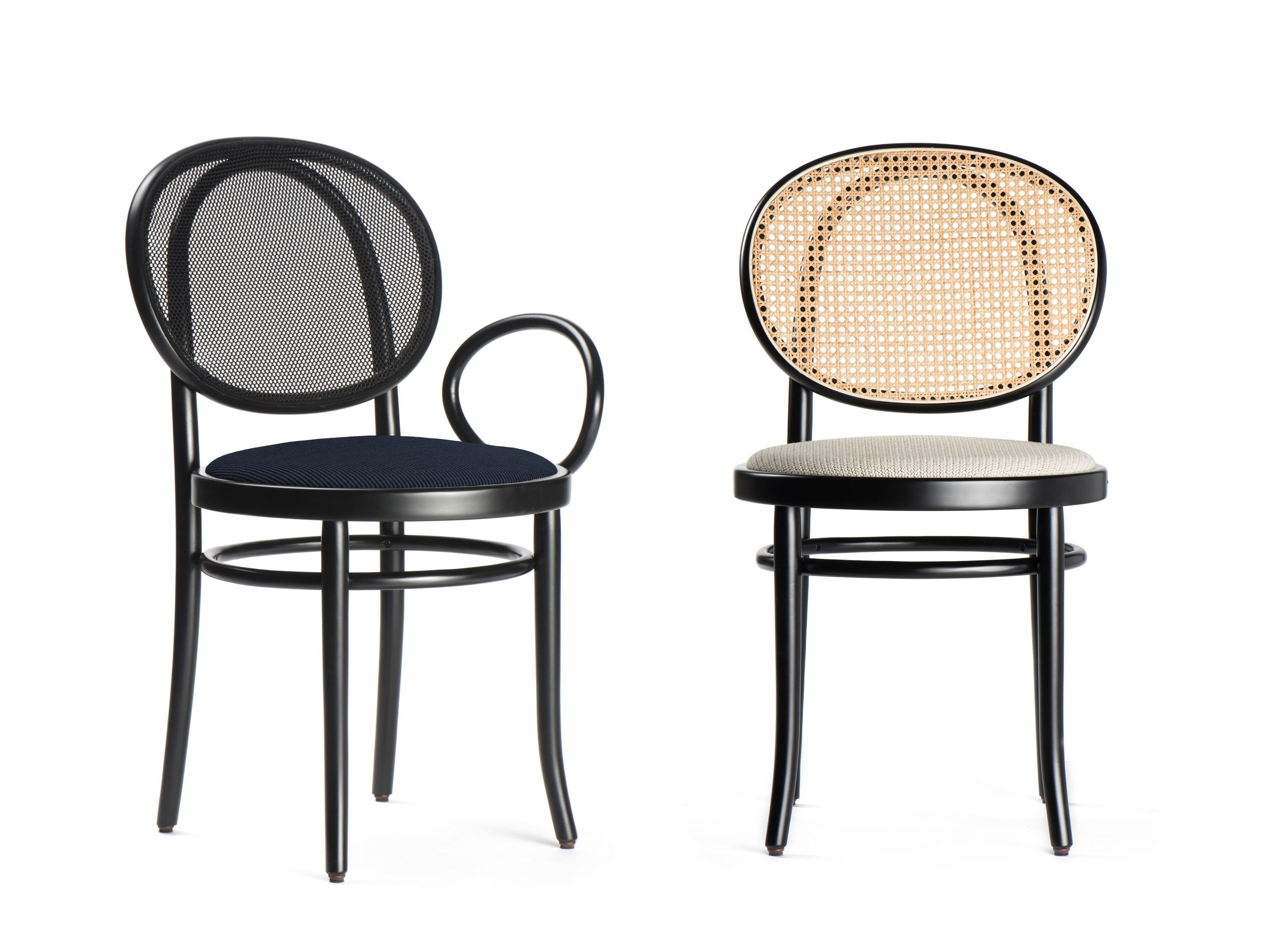 Деревянный стул с технической сеткой и подлокотником Wiener GTV Design N. 0 ARCH-00088120 - Вид №2