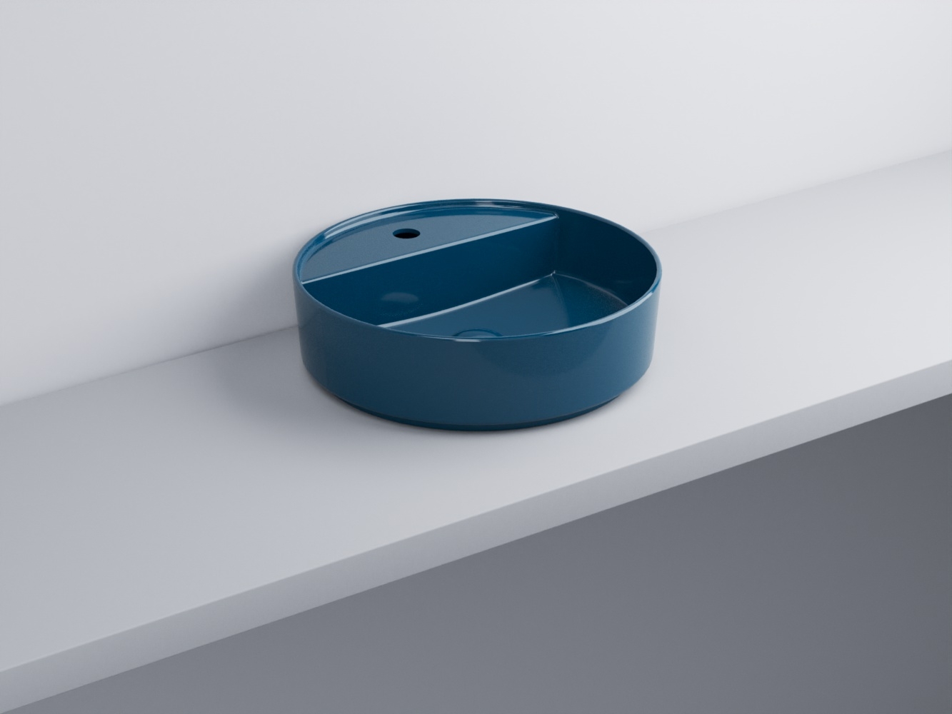 SHCOLATF-OL Раковина круглый одно отверстие под смеситель cielo Shui Comfort Ceramica Cielo