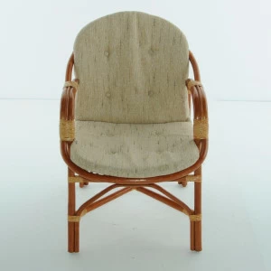 Кресло с подушкой коричневое из ротанга "Коньяк" 02/04В VINOTTI  00-3885196 Коричневый