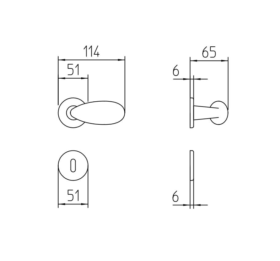 Латунная ручка Mandelli1953 Led ARCH-00052946 - Вид №3