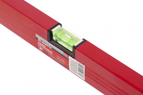 Уровень алюминиевый 3 глазка 800мм красный линейка Matrix 12630 - Вид №2