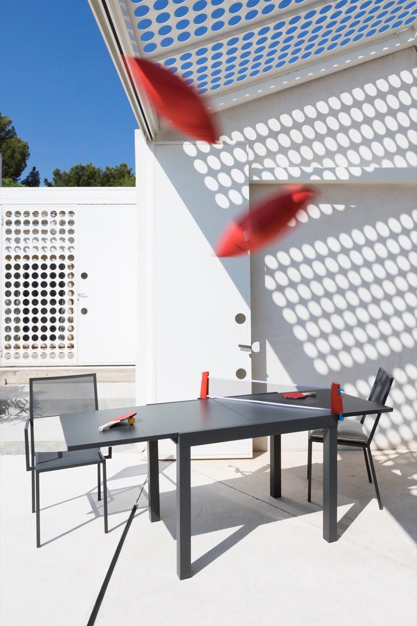 Unopiù Раздвижной прямоугольный железный стол Conrad Tacon180b - Вид №4