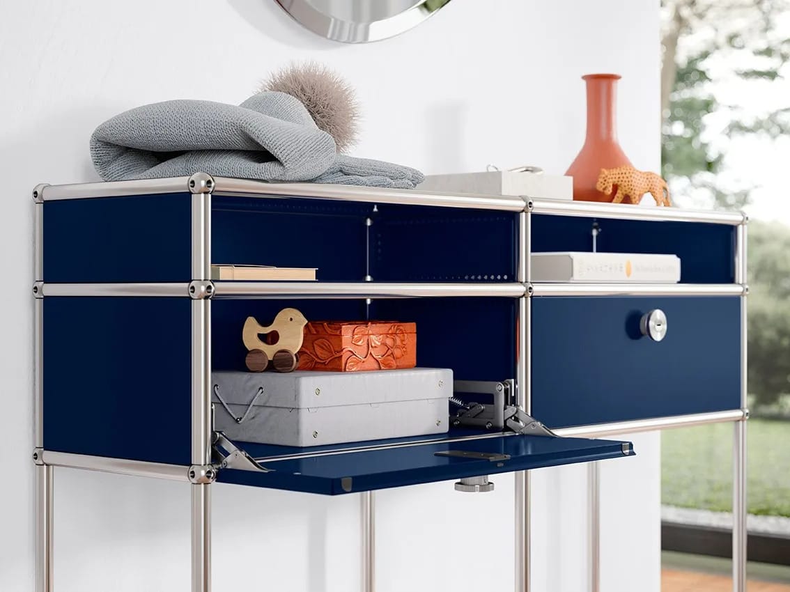 Стальная прямоугольная консоль с ящиками USM USM SELECTION ARCH-00095808 - Вид №1