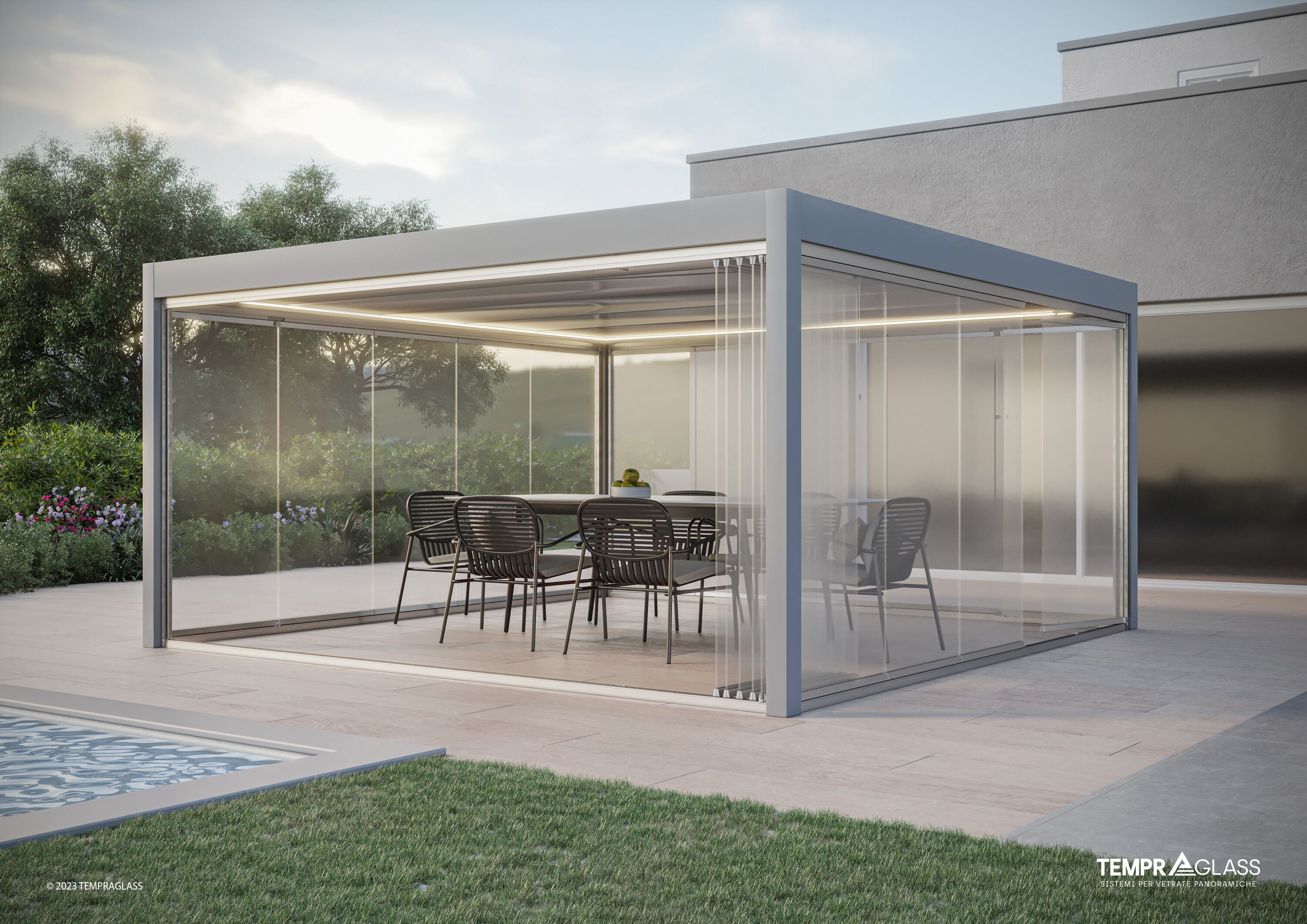 Glass facade TEMPRAGLASS PRISMA ARCH-00098229 - Вид №1