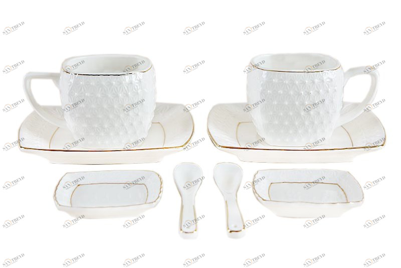 Набор чайный The snow Queen КОРАЛЛ THE SNOW QUEEN 029643 Белый 