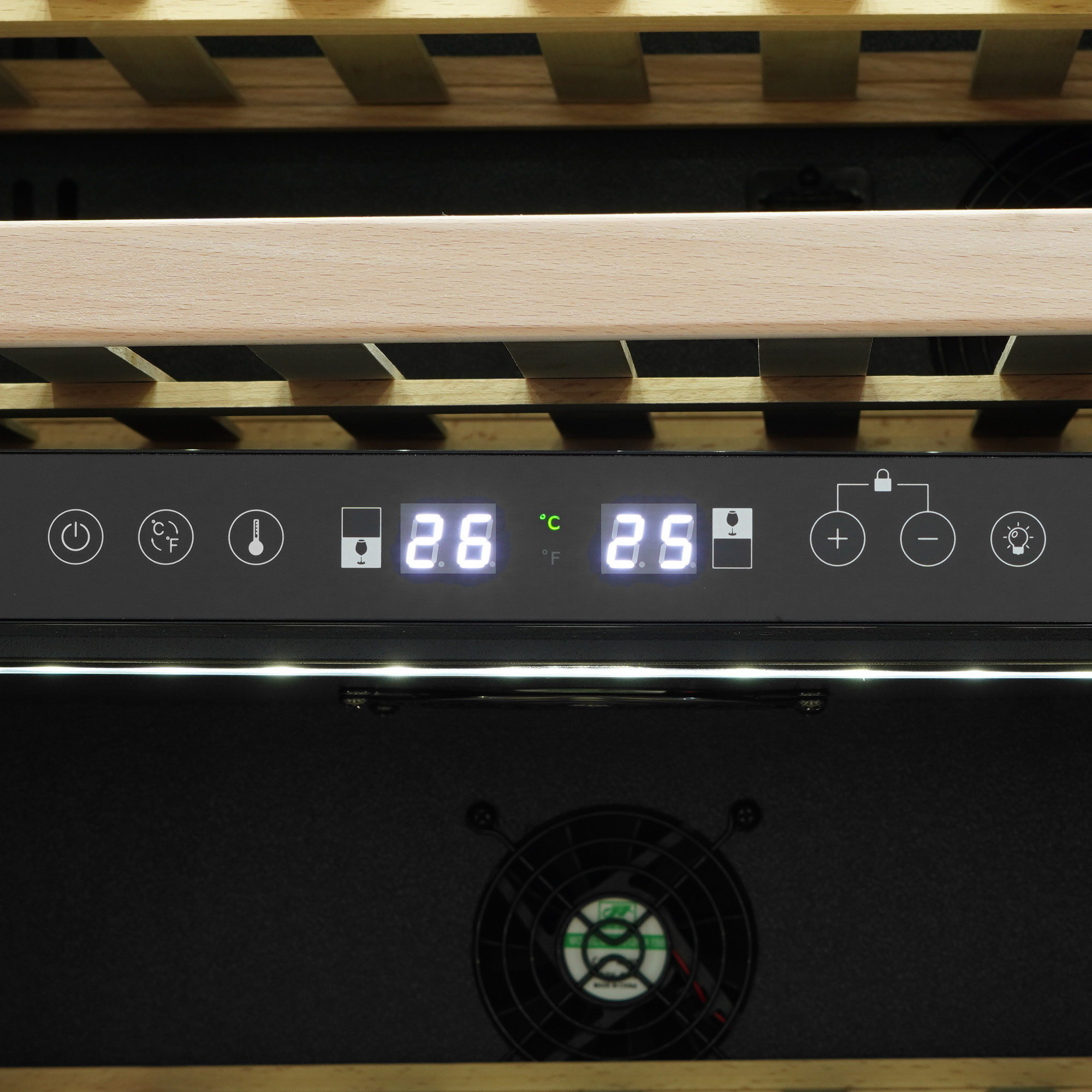 9940991 Винный шкаф Meyvel MV46PRO-KST2 серебристый STDN-0052050 - Вид №4