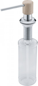 119.0500.478 Better, дозатор sd sirius fragranite бежевый, 350 мл, заправка сверху, корпус выполнен из высококачественной латуни Franke