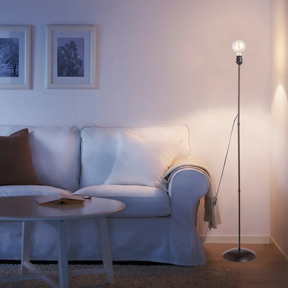 Основание для торшера Simple 1 лампа 3м² Е27 цвет коричневый Vitaluce STLM-2112749 - Вид №5