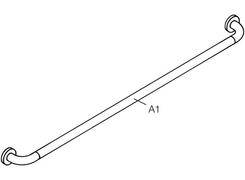 477.30D3S Полотенцедержатель Active+ HEWI Serie 477/801  - Вид №2