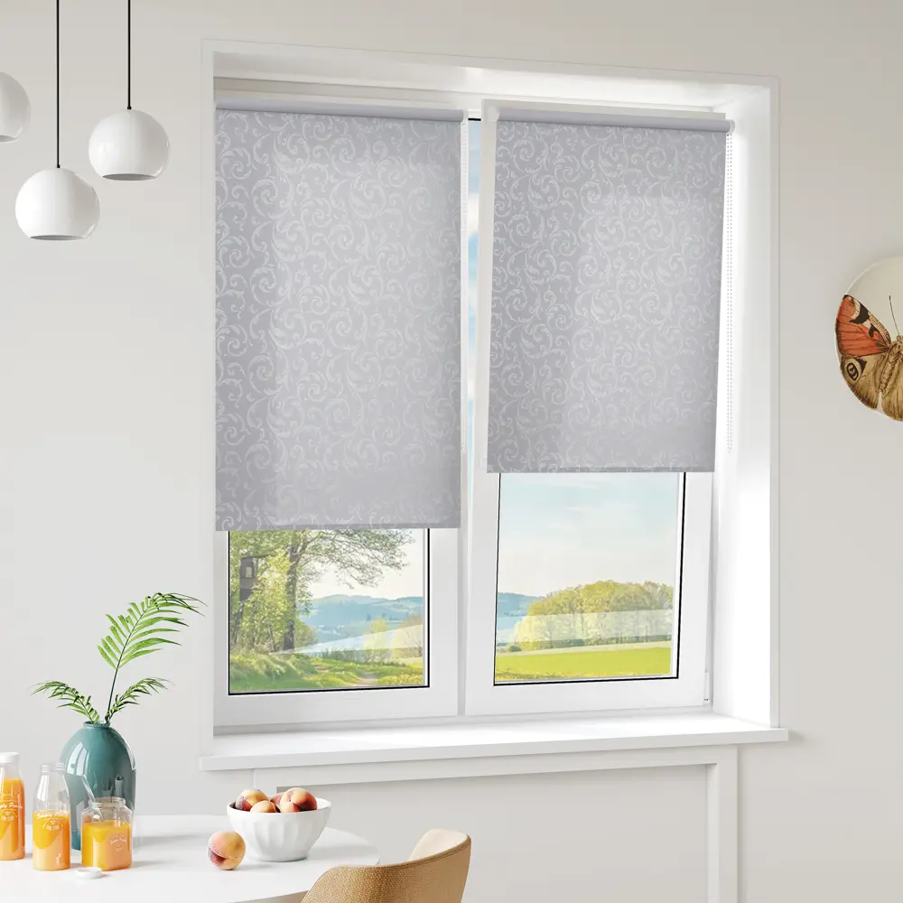 Штора рулонная Прато 50x160 см серая MIAMOZA STLM-2171584 - Вид №4