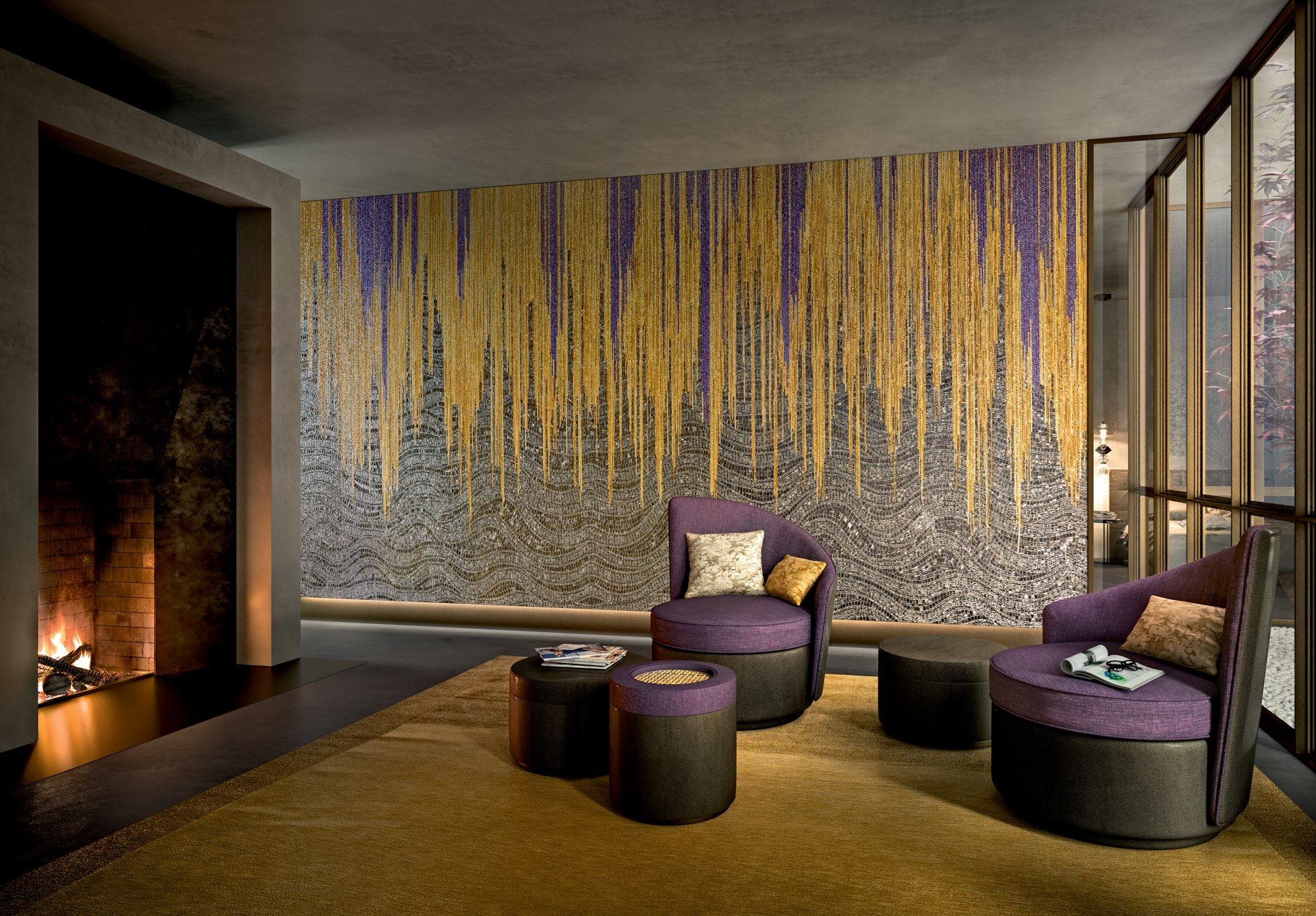 Круглый пуф из ткани Sicis Sultan ARCH-00147420 - Вид №6