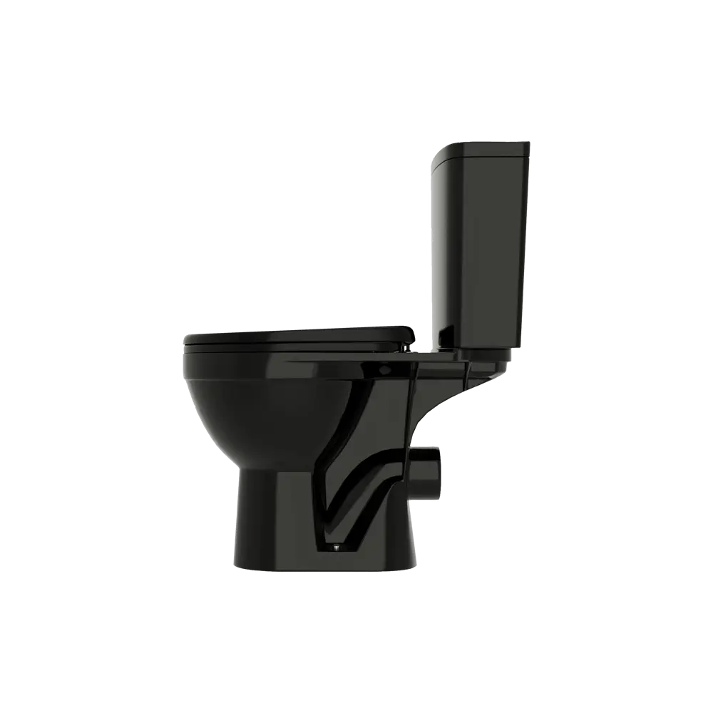 Унитаз-компакт ROSA Фрегат с микролифтом и двойным смывом в черном цвете 89432836 STLM-1563427 - Вид №1