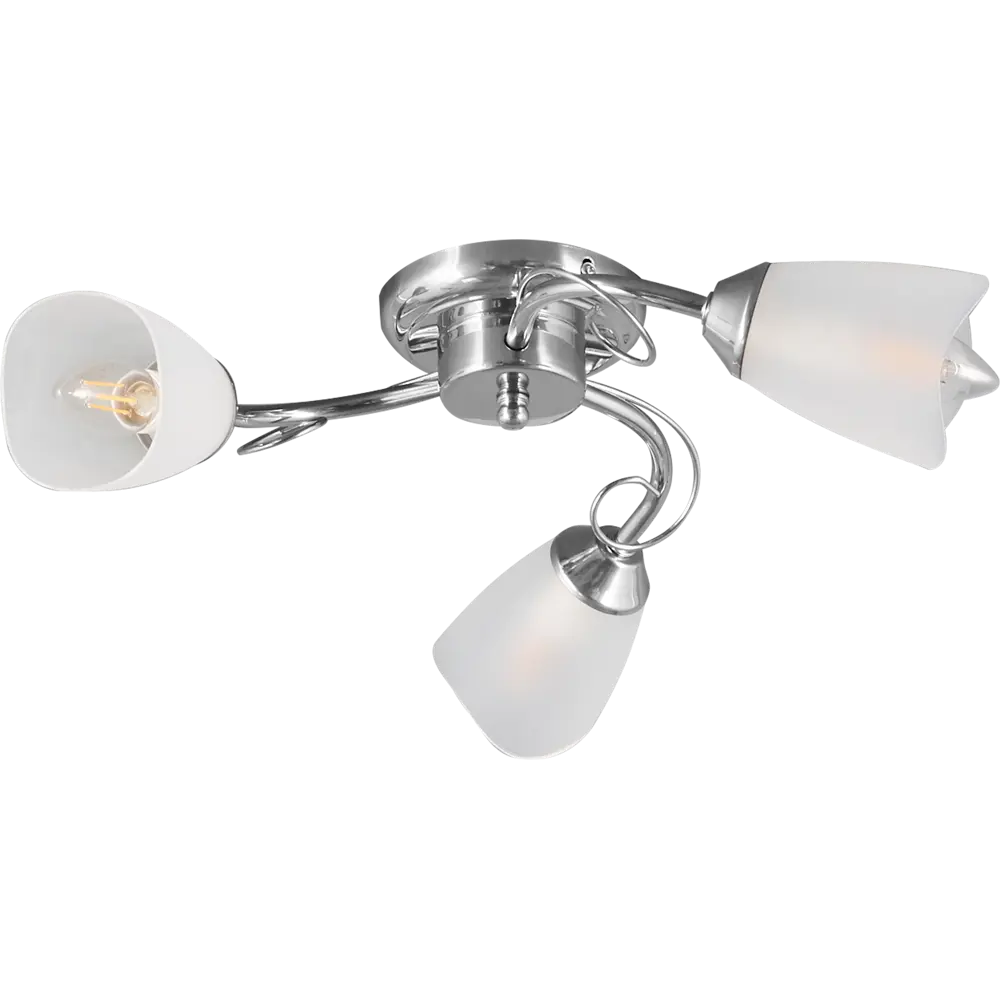 Люстра потолочная "Зима" 3хЕ14х40 Вт, цвет хром Vitaluce STLM-2086956