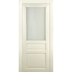 Дверь межкомнатная остеклённая Artens Мария 90x200 см, ПВХ, цвет айвори, с замком в комплекте 82401330 STLM-2032389
