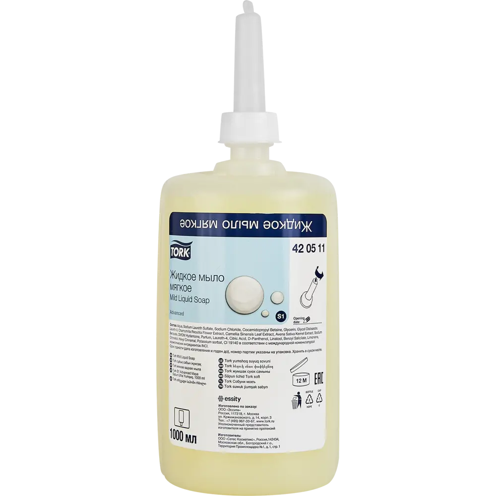 Жидкое мыло для рук Tork 1 л STLM-2049129